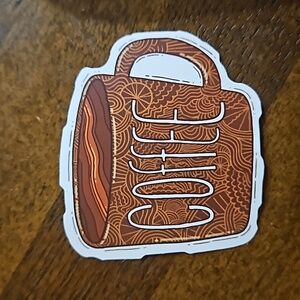 Coffee sticker